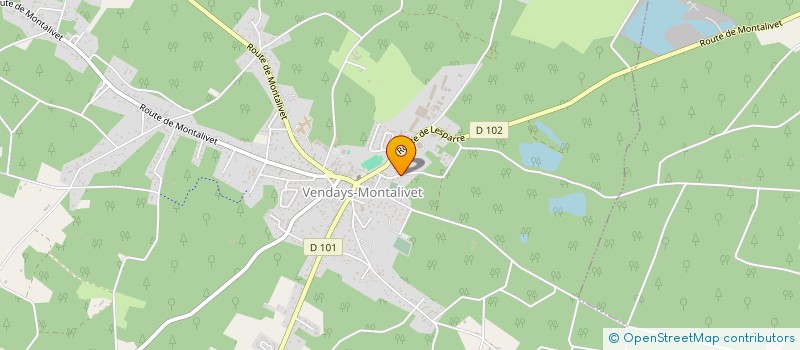 localisation de l'entreprise MADAME FRANCE BADIE à VENDAYS-MONTALIVET