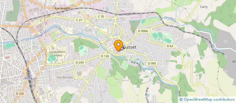 localisation de l'entreprise MADAME FRANCE BADIS à CUSSET