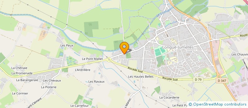 localisation de l'entreprise MADAME FRANCE BAILLERGEON à GENNES-VAL-DE-LOIRE