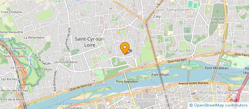 localisation de l'entreprise MADAME FRANCE BARLOW  SAINT-CYR-SUR-LOIRE