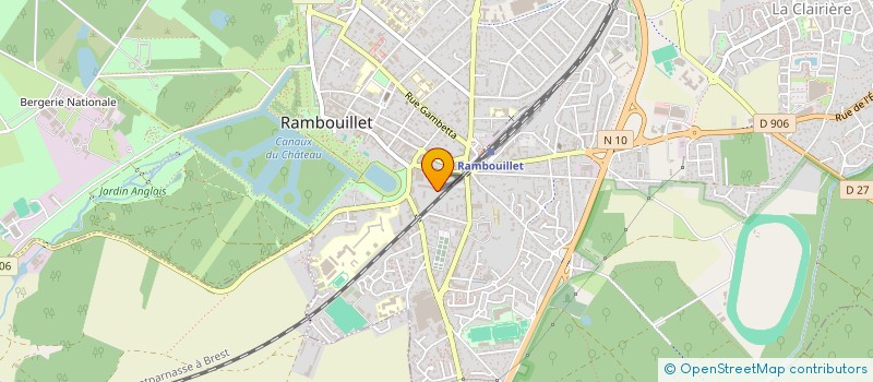 localisation de l'entreprise MADAME FRANCE BLANCHARD à RAMBOUILLET