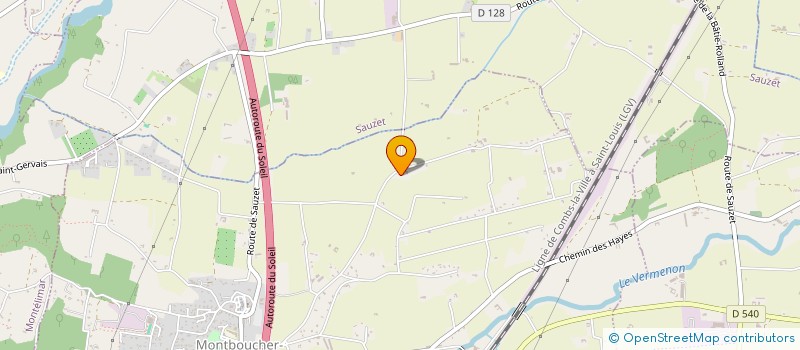 localisation de l'entreprise MADAME FRANCE BLUM  MONTBOUCHER-SUR-JABRON