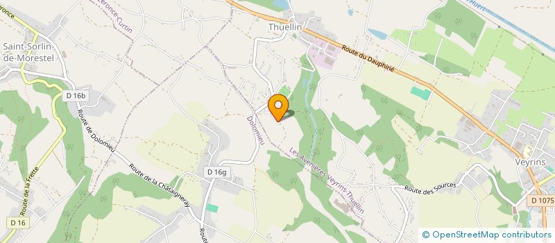 localisation de l'entreprise MADAME FRANCE BORNAREL  LES AVENIERES VEYRINS-THUELLIN