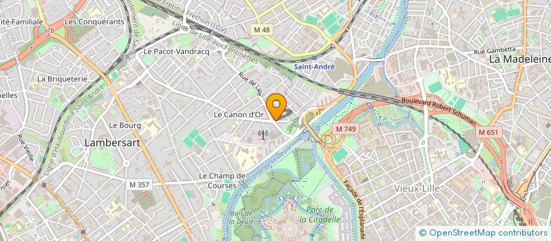 localisation de l'entreprise MADAME FRANCE BOUCHER à LAMBERSART