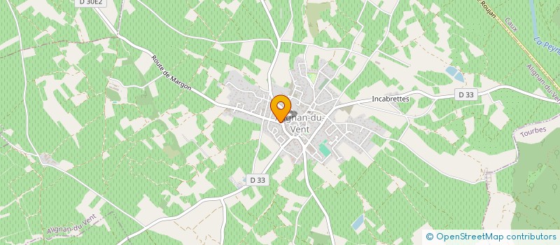 localisation de l'entreprise MADAME FRANCE BOUTY  ALIGNAN-DU-VENT