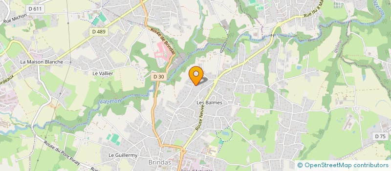 localisation de l'entreprise MADAME FRANCE BREIL  BRINDAS