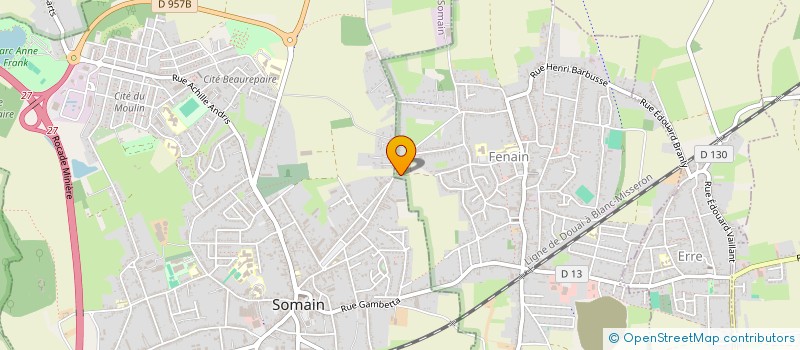 localisation de l'entreprise MADAME FRANCE BUSIN  FENAIN