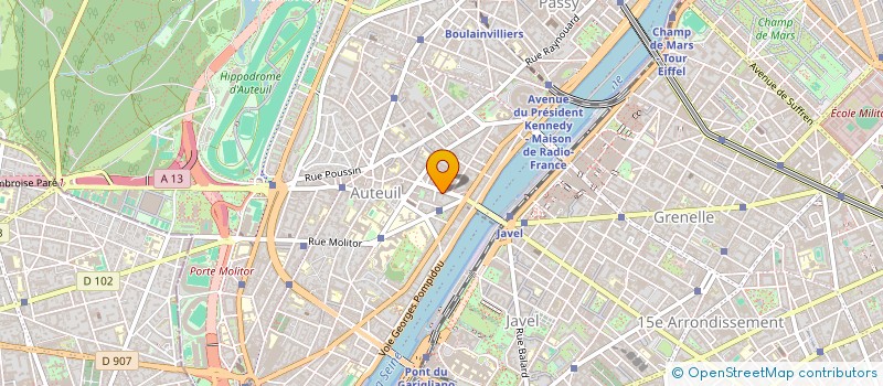 localisation de l'entreprise MADAME FRANCE CAGNINACCI  PARIS