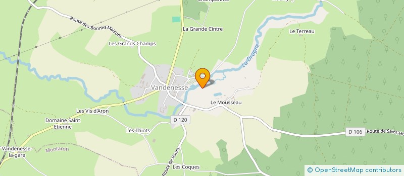 localisation de l'entreprise MADAME FRANCE CALMELS à VANDENESSE
