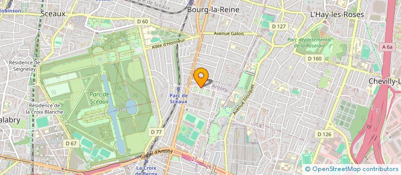 localisation de l'entreprise MADAME FRANCE CASSEGRAIN à ANTONY