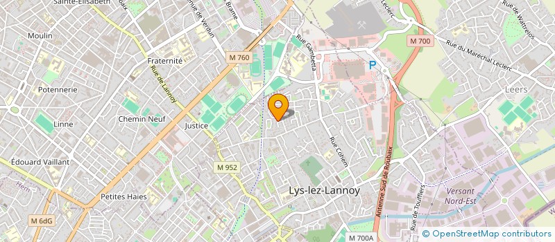 localisation de l'entreprise MADAME FRANCE CHARLET à LYS-LEZ-LANNOY
