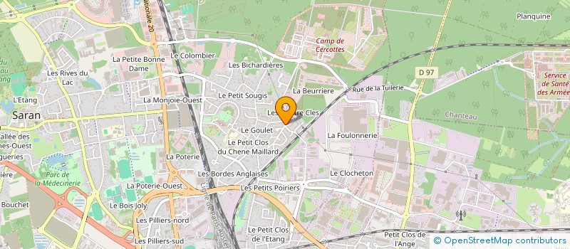 localisation de l'entreprise MADAME FRANCE CHARMANT à SARAN