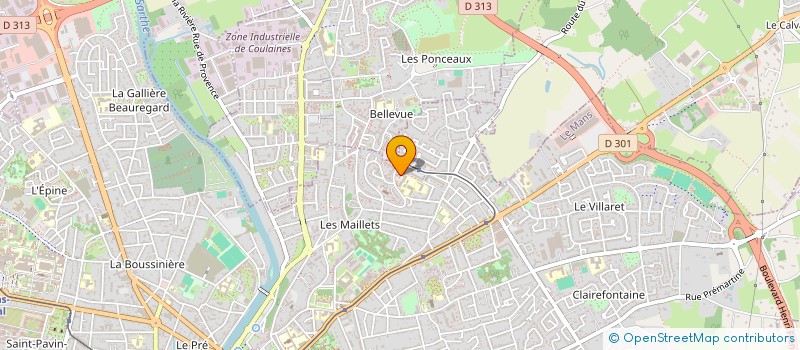 localisation de l'entreprise MADAME FRANCE CLERFAYTS  LE MANS