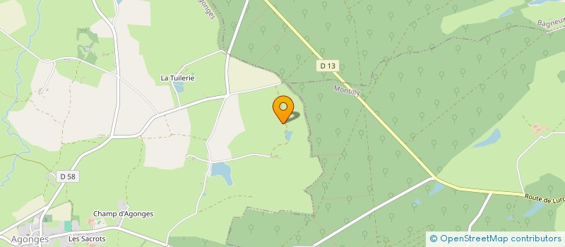 localisation de l'entreprise MADAME FRANCE CLERGEAU  AGONGES