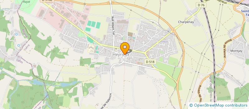 localisation de l'entreprise MADAME FRANCE COINDRE  HEYRIEUX