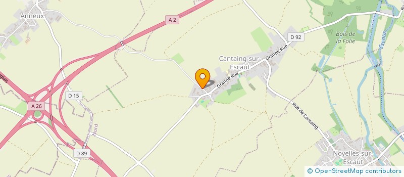 localisation de l'entreprise MADAME FRANCE CONFLANT  CANTAING-SUR-ESCAUT