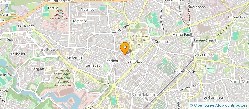 localisation de l'entreprise MADAME FRANCE CORRE  BREST