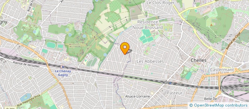 localisation de l'entreprise MADAME FRANCE COUFFIGNAL  GAGNY