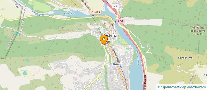 localisation de l'entreprise MADAME FRANCE COUPAT  SISTERON