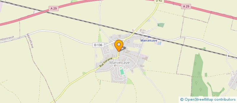 localisation de l'entreprise MADAME FRANCE D'HUBERT  MARCELCAVE