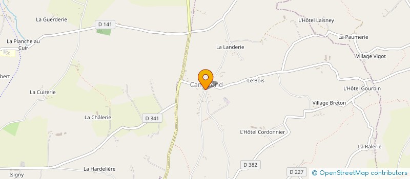 localisation de l'entreprise MADAME FRANCE DAIROU  NOTRE-DAME-DE-CENILLY