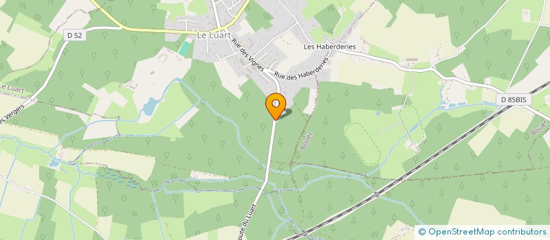 localisation de l'entreprise MADAME FRANCE DAVID  LE LUART