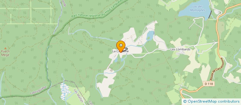 localisation de l'entreprise MADAME FRANCE DE PINS DE CAUCALIERES  MAZAMET