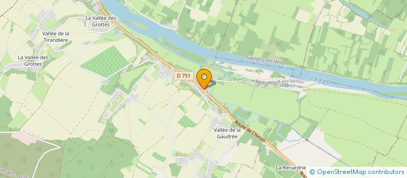 localisation de l'entreprise MADAME FRANCE DELALANDE  SAINT-GERMAIN-SUR-VIENNE