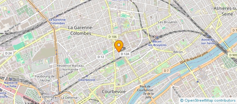 localisation de l'entreprise MADAME FRANCE DESBOUIS à COURBEVOIE