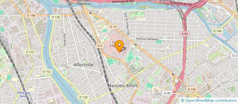 localisation de l'entreprise MADAME FRANCE DEUDON  MAISONS-ALFORT