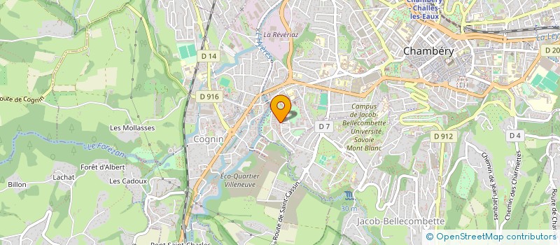 localisation de l'entreprise MADAME FRANCE DONGUI  CHAMBERY