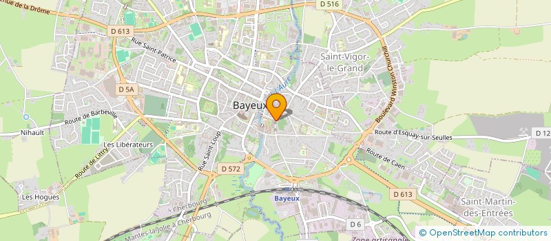 localisation de l'entreprise MADAME FRANCE DOUTRIAUX  BAYEUX