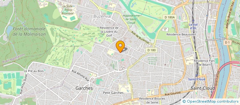 localisation de l'entreprise MADAME FRANCE DROUHIN à GARCHES