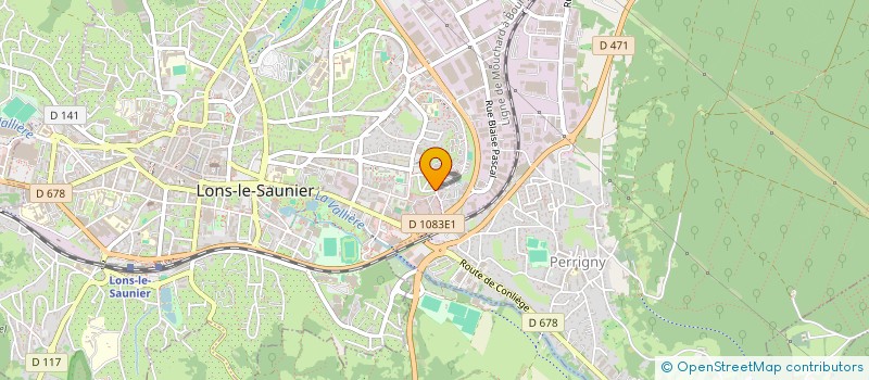 localisation de l'entreprise MADAME FRANCE DUFOUR à LONS-LE-SAUNIER