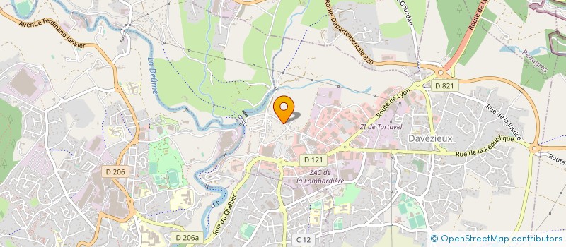 localisation de l'entreprise MADAME FRANCE ERISAY  DAVEZIEUX