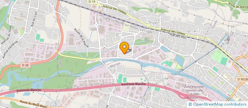 localisation de l'entreprise MADAME FRANCE GIERCZAK  THYEZ