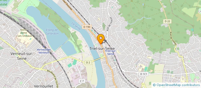 localisation de l'entreprise MADAME FRANCE GODIN à TRIEL-SUR-SEINE