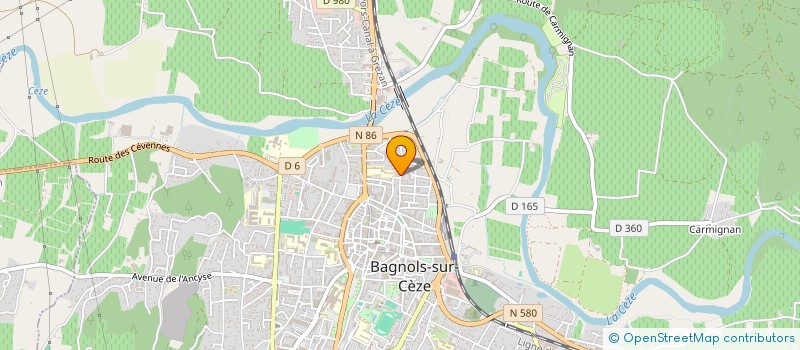 localisation de l'entreprise MADAME FRANCE GOURET à BAGNOLS-SUR-CEZE