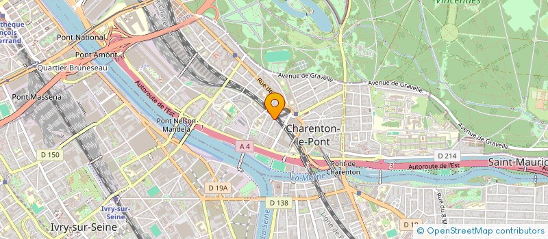 localisation de l'entreprise MADAME FRANCE GRILLERES  CHARENTON-LE-PONT