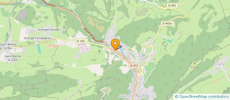 localisation de l'entreprise MADAME FRANCE GROSPERRIN à SALINS-LES-BAINS