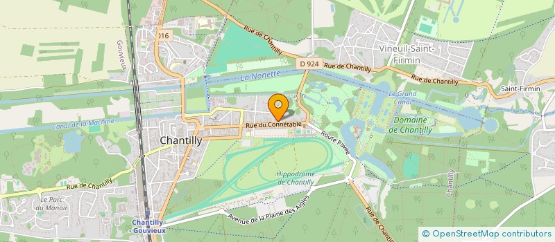 localisation de l'entreprise MADAME FRANCE HAAS  CHANTILLY