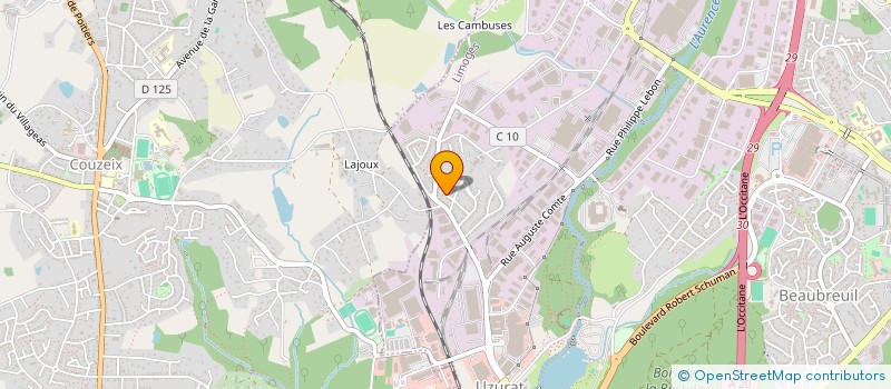 localisation de l'entreprise MADAME FRANCE IMBERT à LIMOGES