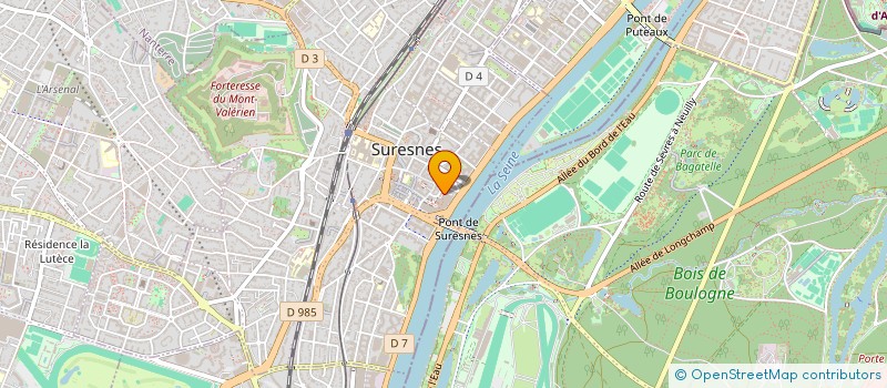 localisation de l'entreprise MADAME FRANCE JEANMAIRE à SURESNES