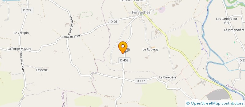 localisation de l'entreprise MADAME FRANCE JULIEN  TESSY-BOCAGE