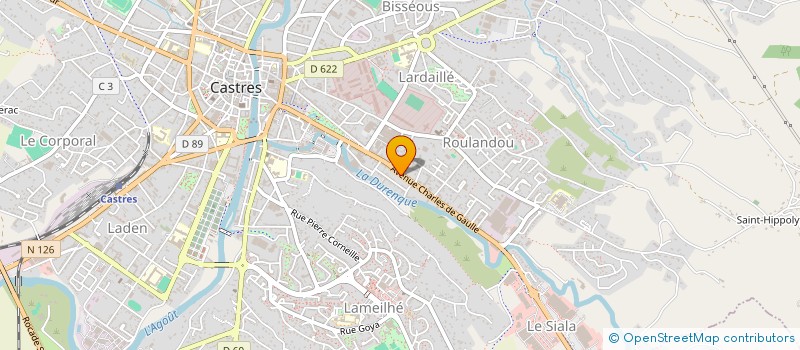 localisation de l'entreprise MADAME FRANCE KETIR  CASTRES