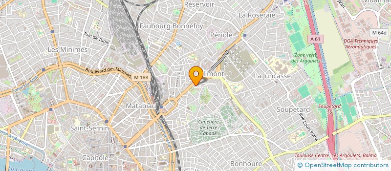 localisation de l'entreprise MADAME FRANCE LAFFISSE à TOULOUSE