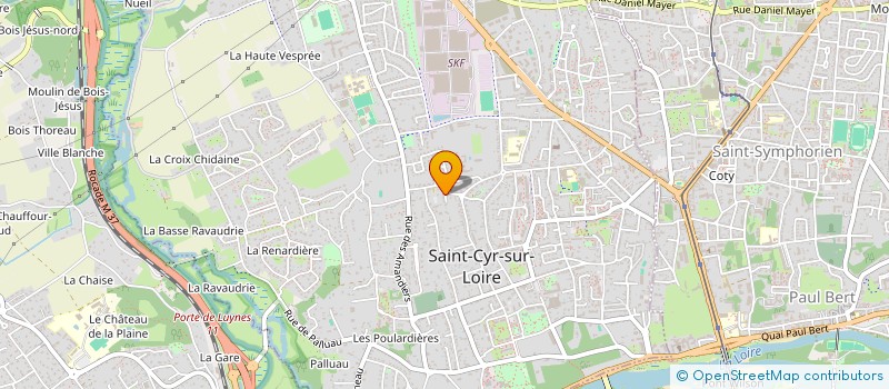 localisation de l'entreprise MADAME FRANCE LANDOIS  SAINT-CYR-SUR-LOIRE