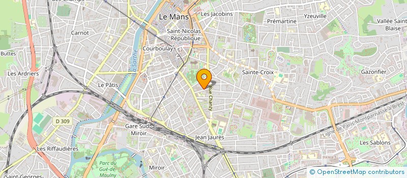 localisation de l'entreprise MADAME FRANCE-LAURE DEVEAUX à LE MANS