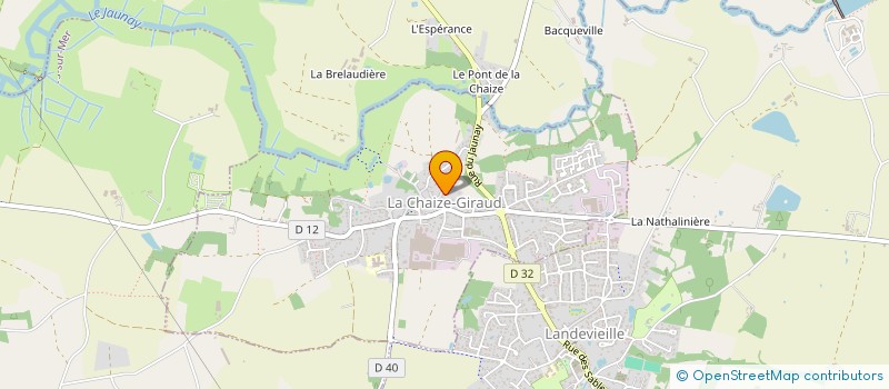 localisation de l'entreprise MADAME FRANCE LE DONGE à LA CHAIZE-GIRAUD