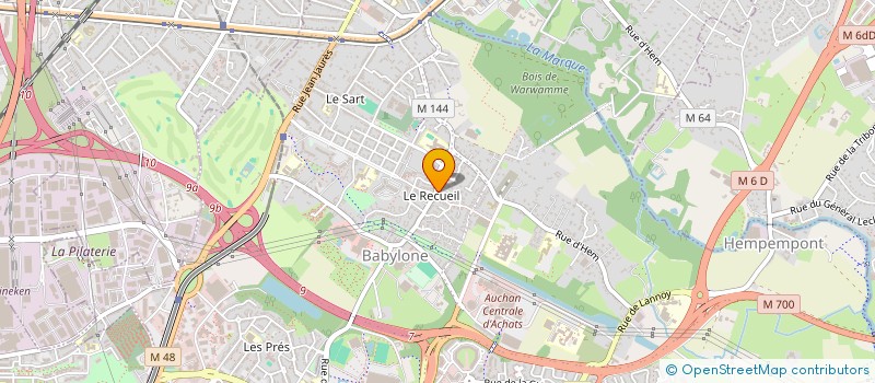 localisation de l'entreprise MADAME FRANCE LECLERCQ à VILLENEUVE-D'ASCQ